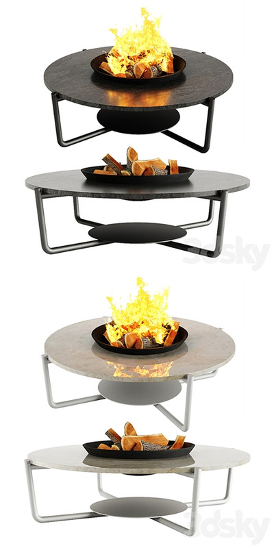 Talenti - Domino Round Coffee Table In 2 Colors